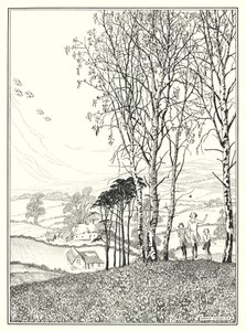 abril (litografia) de Horace J. Knowles