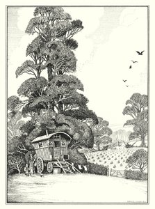 agosto (litografia) de Horace J. Knowles