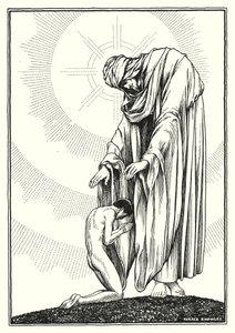 Ilustração para O Sermão da Montanha (gravura) de Horace J. Knowles