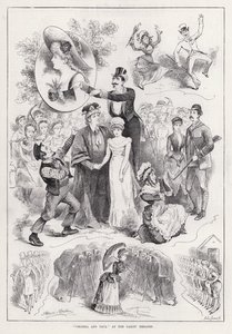 "Virginia and Paul" no Gaiety Theatre (gravura) de Horace Morehen