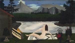 Dama do Lago, c.1936-39 (óleo sobre tela)