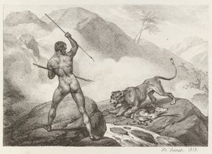 Caçador Africano Caçador Africano, 1818. de Emile Jean Horace Vernet