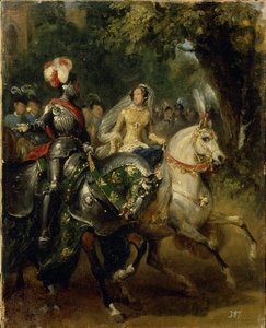 Cavalcade, ca 1842 de Emile Jean Horace Vernet