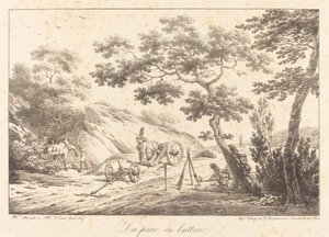 A peça na bateria de Emile Jean Horace Vernet