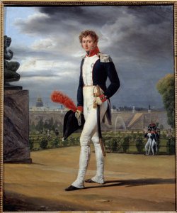 Retrato do colecionador Philippe Lenoir (1785 - 1867). Pintura de Emile Dit Horace Vernet (1789-1863) de Emile Jean Horace Vernet