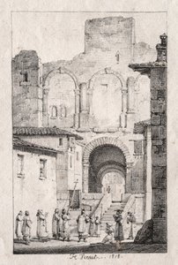 Procissão em Arles de Emile Jean Horace Vernet