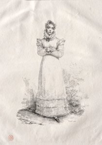 Jovem em pé de Emile Jean Horace Vernet