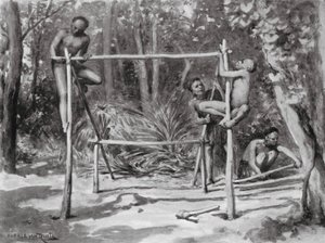 A aurora da vida, construir uma casa (litografia) de Horace van Ruith