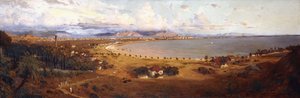 Vista de Bombaim, olhando para o sudeste da colina de Malabar,