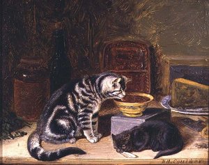 Dois Gatos de Horatio Henry Couldery