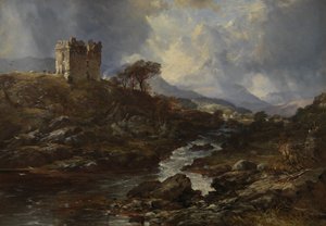 Castelo de Kinlochaline de Horatio McCulloch