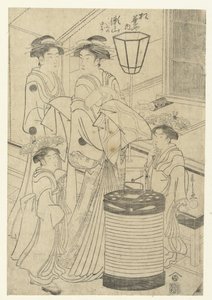 Courtisane Seyama da casa Matsubaya
Matsubaya uchi Seyama (título sobre o objecto) de Hosoda Eishi