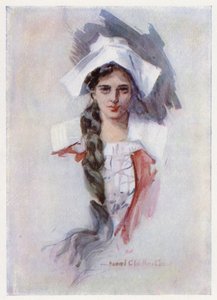 Ilustração para Evangelina, A Tale of Arcadie, de Henry Wadsworth Longfellow (litho)