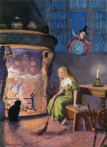 Cinderela (lito colorido) de Howard Davie