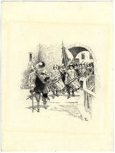 Tailpiece para The Evolution of New York, II de Howard Pyle