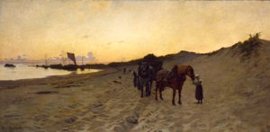 Os coletores de algas marinhas, 1886.