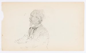Sem título (Cabeça de homem barbudo) de Howard Russell Butler