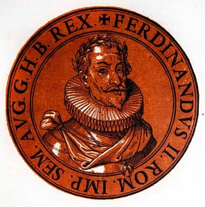 Retrato medalhão de Fernando II, Santo Imperador Romano