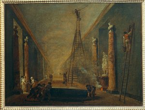 La Grande Galerie en cours de restauration - A Grande Galeria em curso de restauração ...