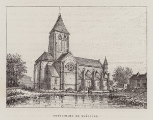 Notre-Dame de Blecourt (gravura) de Hubert Clerget