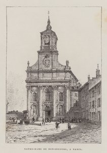 Notre-Dame de Bon-Secours, A Nancy (gravura) de Hubert Clerget