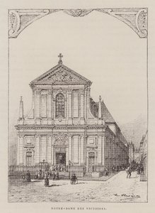 Notre-Dame Des Victoires (gravura) de Hubert Clerget