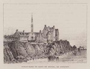 Notre-Dame du Bout du Monde, Au Conquet (gravura) de Hubert Clerget