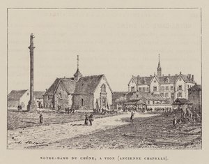 Notre-Dame du Chene, A Vion, Ancienne Chapelle (gravura) de Hubert Clerget