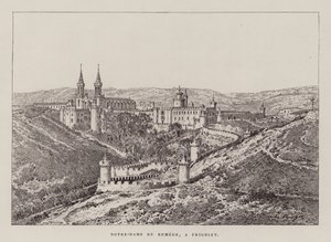 Notre-Dame Du Remede, um Frigolet (gravura) de Hubert Clerget