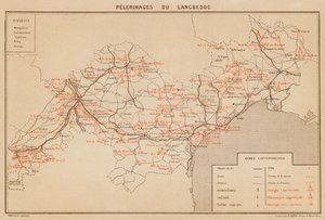Pelerinages du Languedoc (litografia a cores) de Hubert Clerget