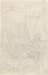 Auto-retrato de Hubert Francois Gravelot