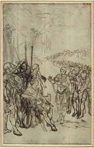 Estudo para "La Pharsale" de Lucain, Canto IV