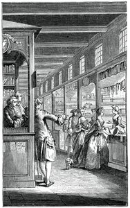 As Galerias do Palácio, 1885. de Hubert Francois Gravelot