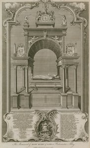 O monumento de Mary Queen of Scots de Hubert Francois Gravelot