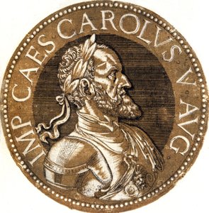 Carlos V, Santo Imperador Romano de Hubert Goltzius