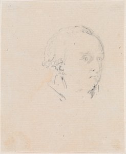 Cabeça de um homem de Hubert Robert
