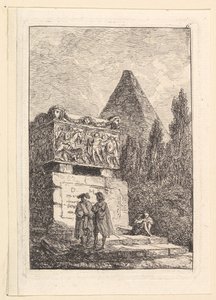 O Sarcófago.nd de Hubert Robert
