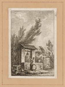 Placa Sete de Noites em Roma de Hubert Robert