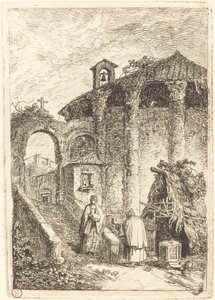 O Templo Antigo de Hubert Robert