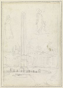 O Obelisco na Praça de São Pedro de Hubert Robert