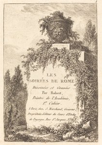 Folha de rosto de Hubert Robert