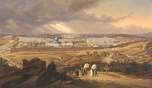 Vista de Jerusalém, 1847