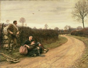 Tempos difíceis de Hubert von Herkomer