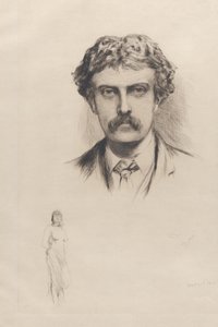 Retrato de Cecil Lawson, 1882. de Hubert von Herkomer