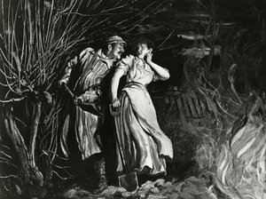 Tess assediado por Alec D&39;Urberville, placa 21 da serialização mensal de &39;Tess of the D&39;Urbervilles&39; por Thomas Hardy, impressa em &39;The Graphic&39;, 1891