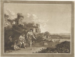 Paisagem com ninfas