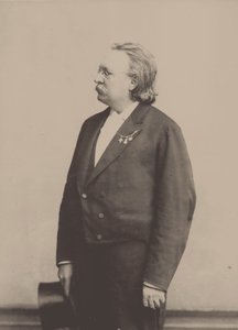 Retrato do organista e compositor Edmund Kretschmer 1830-1908.