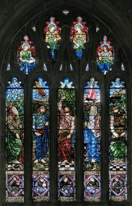 Langport, Todos os Santos, Belham & Co, Hugh Arthur Kennedy, Abraão, Jó, Davi, Moisés e Salomão, 1879 de Hugh Arthur Kennedy