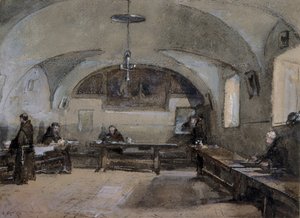 Interior do Convento dos Capuchos em Albano de Hugh Carter