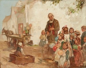 The Gundy Man (óleo sobre tela) de Hugh Munro
